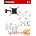 Кронштейни Electriclight КБ-01-66  поворот/нахил/винос vesa 200*200	 		